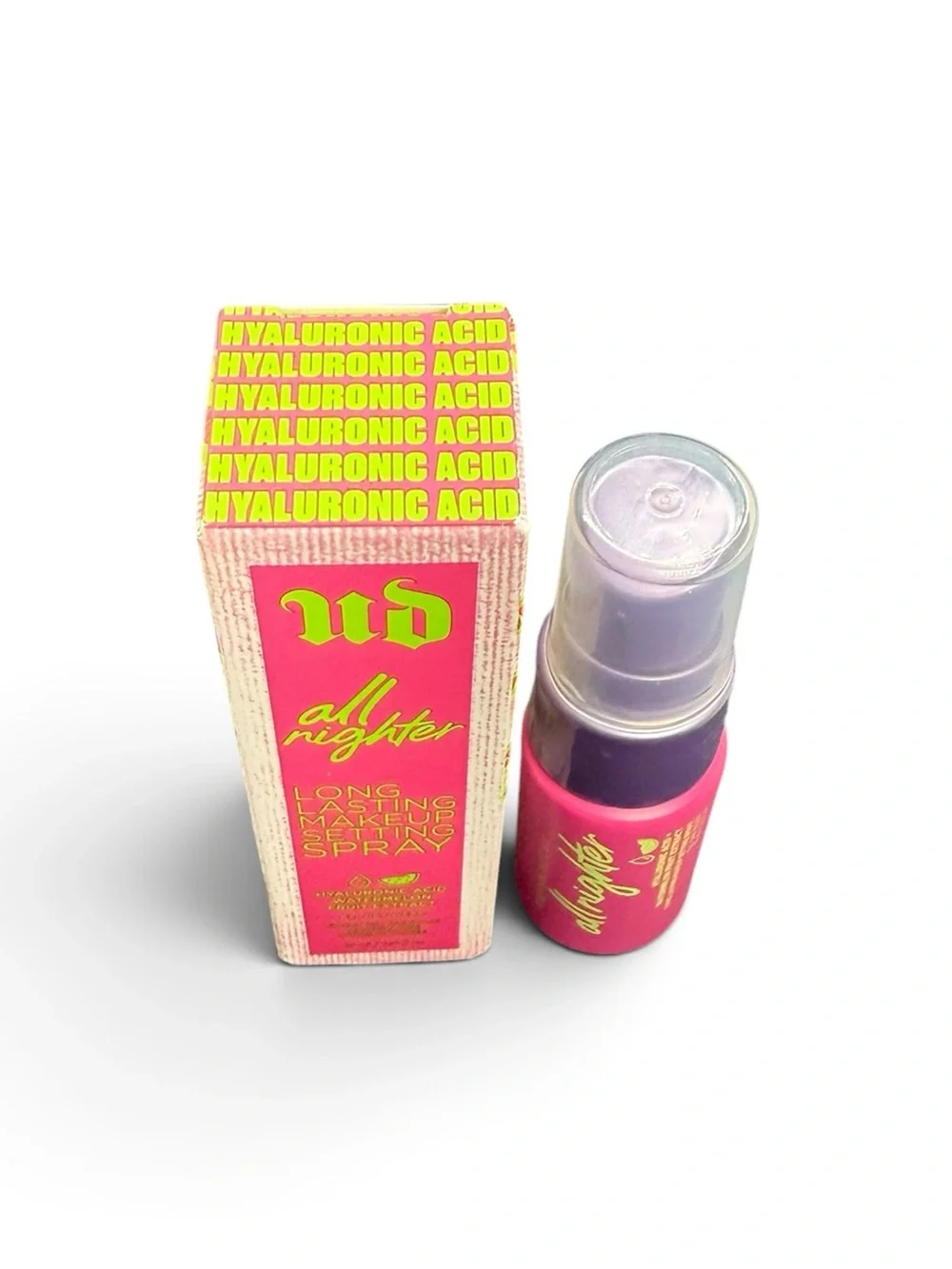 🏷️‼️5/)25🏷️‼️🩷URBAN DECAY💜ALL NIGHTER HYALURONIC ACID DEWY SETTING SPRAY/NIB
